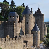 Château Comtal de la cité médiévale de Carcassonne