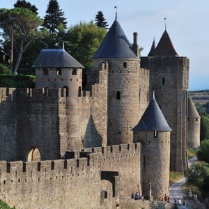 Château Comtal de la cité médiévale de Carcassonne