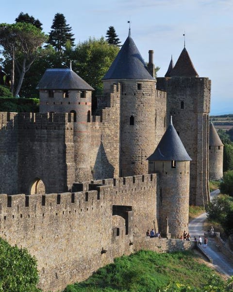 Château Comtal de la cité médiévale de Carcassonne