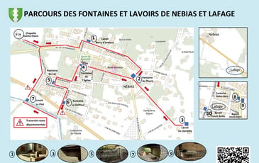 Randonnée : parcours des fontaines et lavoirs de Nébias et Lafage