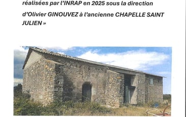 Conférence sur les récentes fouilles à la chapelle Saint-Julien-et-Sainte-Basilisse