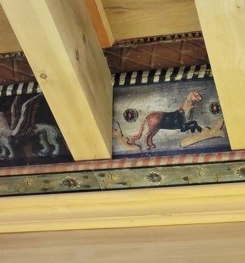 Visite guidée de Lagrasse et ses plafonds peints