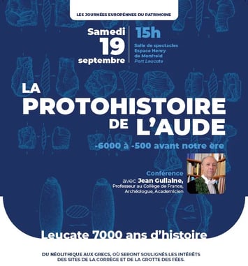 Conférence sur la protohistoire de l'Aude (- 6000 à, 500 avant notre ère)