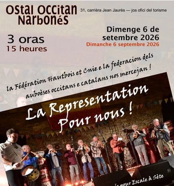 Les Hautbois remercient l'Ostal Occitan Narbonés