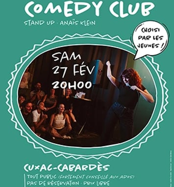 Comedy Club - Anaïs Klein (la date des jeunes de l’Eau Vive!)